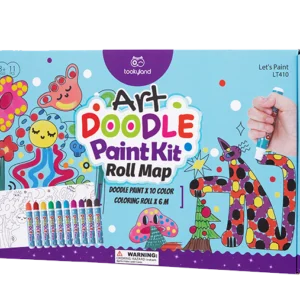 Art Doodle Paint Kit Roll Map