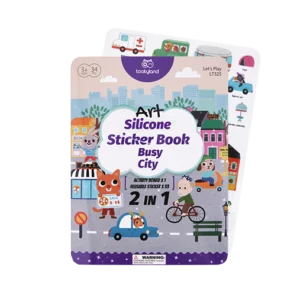 Silicone Sticker Book -  BUSY CITY