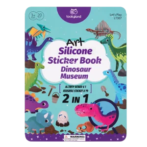 Silicone Sticker Book - DINOSAUR MUSEUM